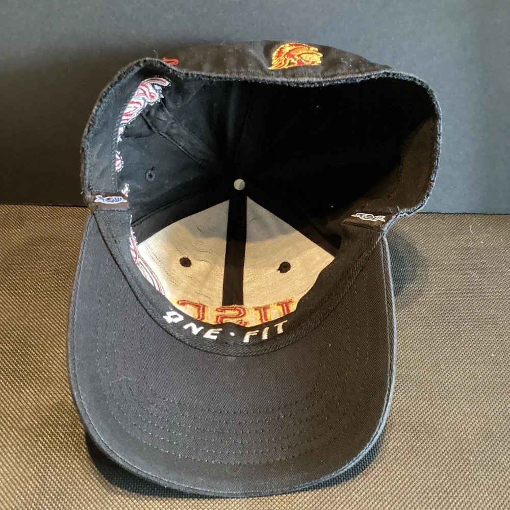 USC Trojans script spellout heavy embroidery one fit hat by Top of the World - Picture 7 of 13